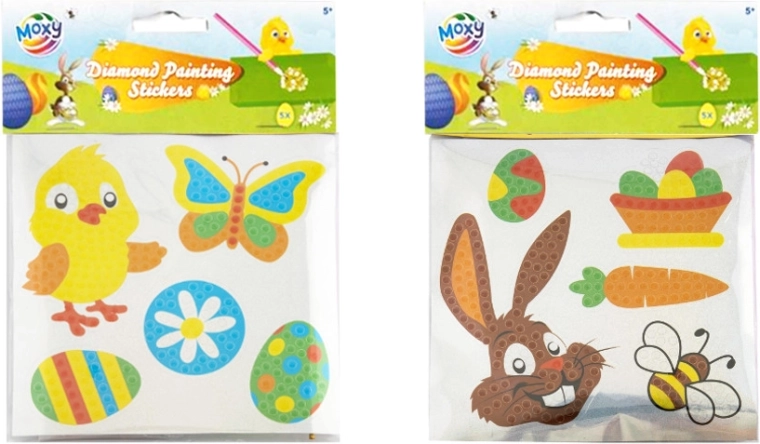 Mosaico de diamantes – pegatinas de Pascua