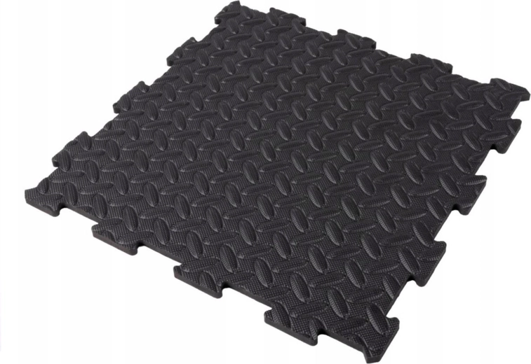 Alfombrilla de puzzle antideslizante para debajo de la alfombra, 40 × 40 × 1 cm, 6 unidades