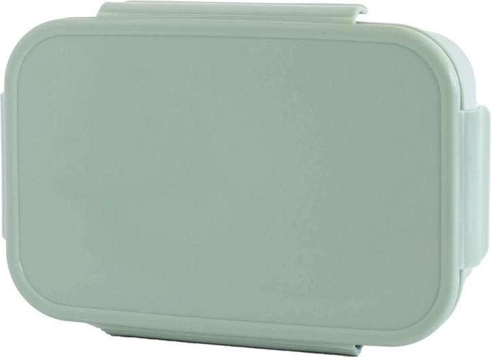 3 Sprouts fiambrera bento para comida de plástico reciclado green - 1 unidad