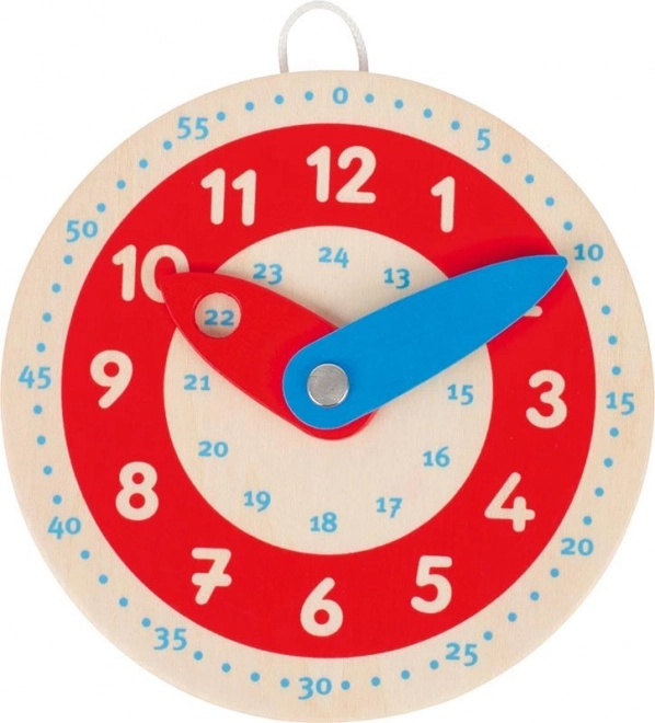 Reloj educativo de madera Goki