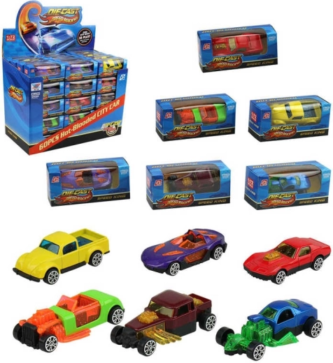 Cochecito de carreras metálico Speed King 6 cm - 1 pieza