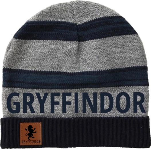 Gorro negro y gris de Harry Potter