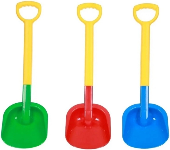 Pala bicolor de plástico para arena
