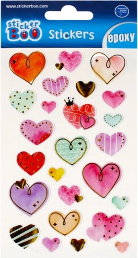 Pegatinas corazón - 1 unidad