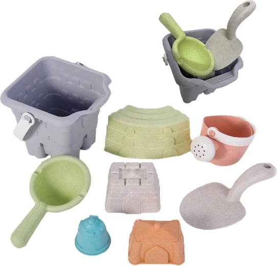 Set completo de 8 piezas para arenero y playa