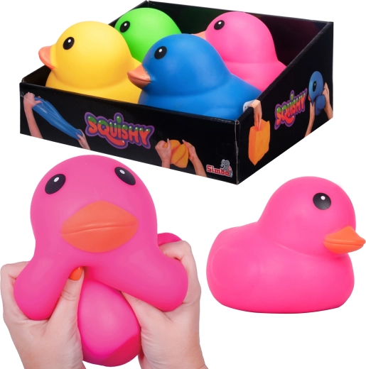 Simba patito rosa antiestrés para apretar Squishy 17 cm