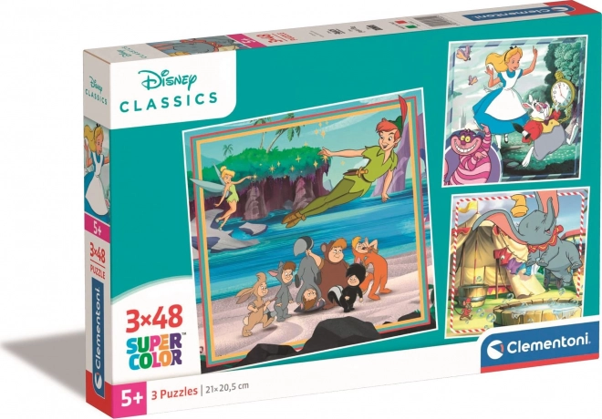 Puzzle Clementoni Disney clásico 3x48 piezas