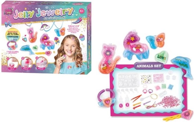 Set creativo para fabricar colgantes y joyas de gel