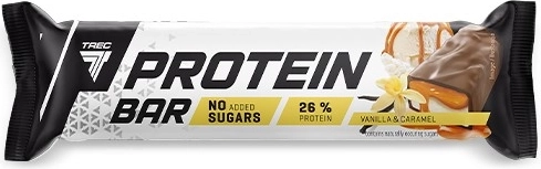 Barrita proteica Trec vainilla y caramelo 48 g