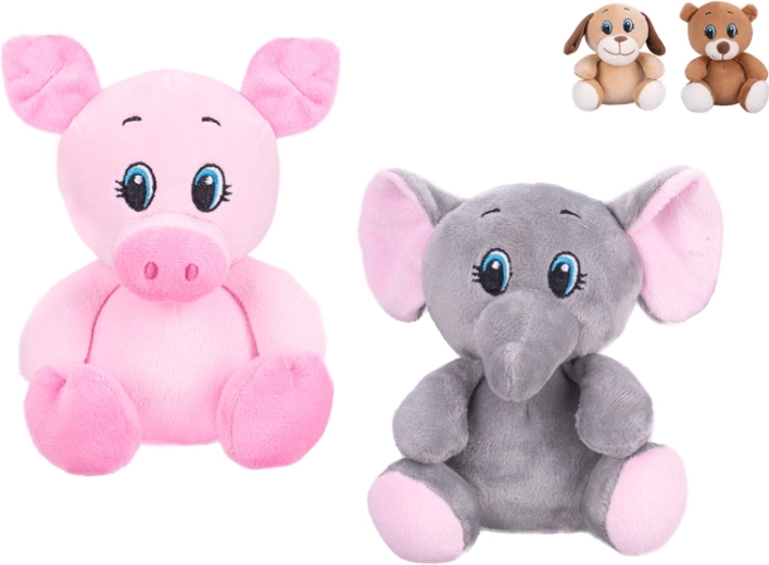Animalito de peluche de 14 cm – juguete ecológico sentado para bebés