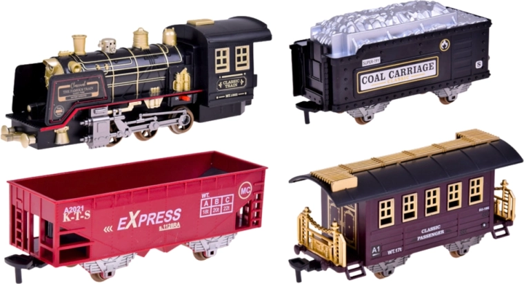 Efecto realista de vapor, luces y sonidos