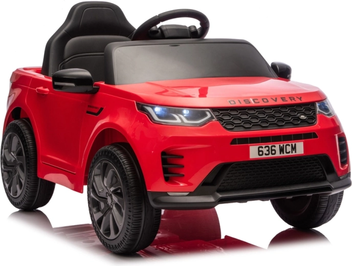 Coche eléctrico infantil LAND ROVER Discovery, rojo