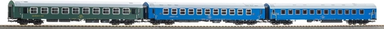 Set Piko de 3 coches de pasajeros tipo Y ČSD Istropolitan/Dukla