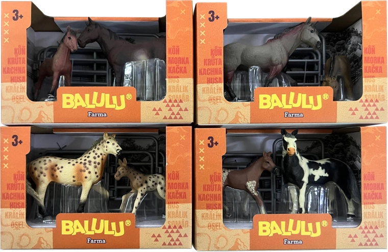 BALULU set de juego caballo con potro, surtido - 1 unidad