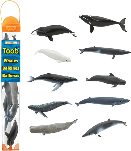 Safari Ltd. Toobs tubo de ballenas (10 figuras)