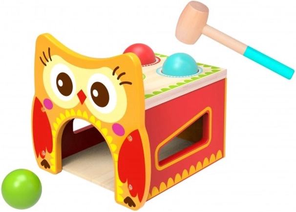 Banco interactivo de madera Búho TOOKY TOY
