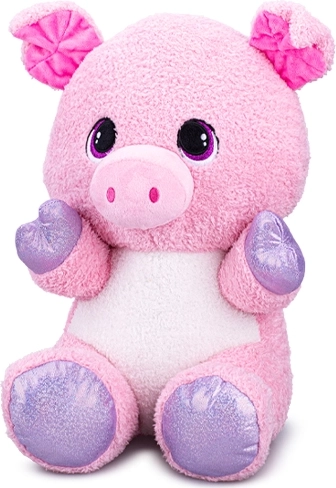 Cerdito de peluche sentado 16,5 cm