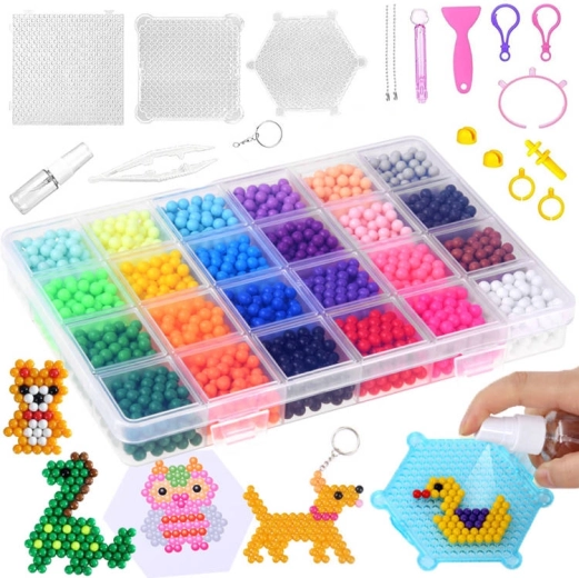 Cuentas mágicas de agua 24 colores – kit creativo