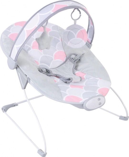 Hamaca vibratoria para bebé Enjoy – Rosa