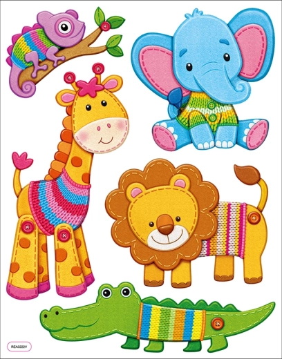 Pegatinas decorativas de pared Animales para la habitación infantil