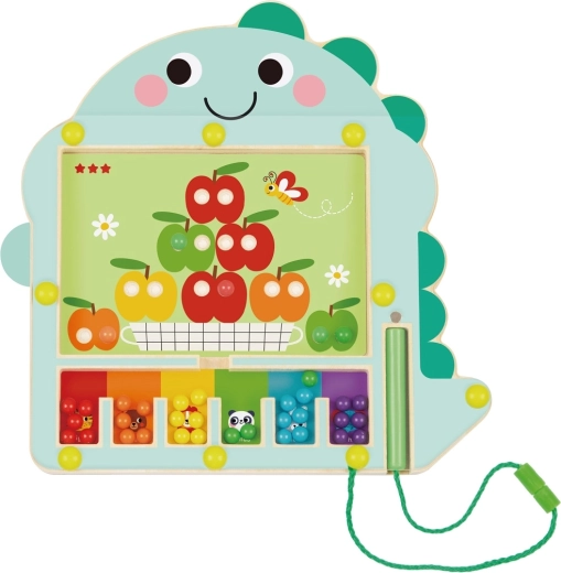 2Kids Toys Juego magnético de clasificación de colores con dinosaurio