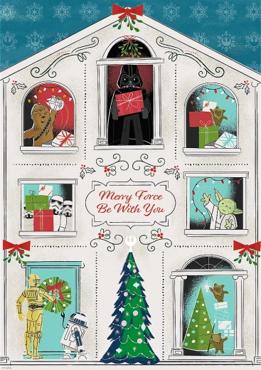 Puzle Star Wars: Merry Force Be With You 1000 piezas