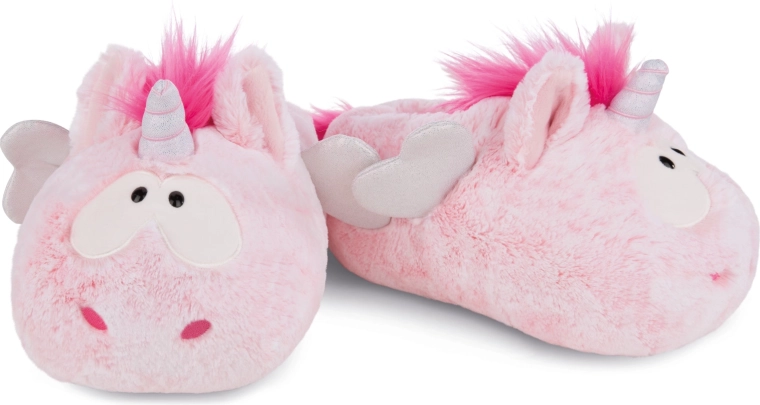 Pantuflas NICI unicornio Harmony rosas