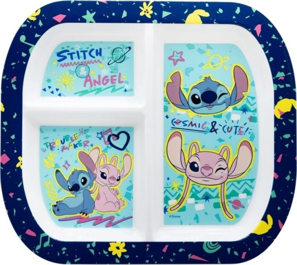 Plato infantil rectangular STITCH