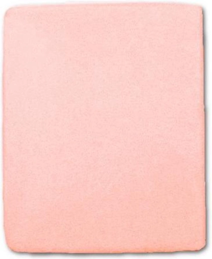 Sábana de rizo impermeable 120 × 60 rosa