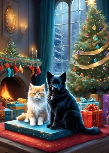 Bluebird Puzzle Esperando la Navidad 300 piezas