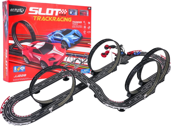 Pista de coches de carreras Track Sport 600 cm