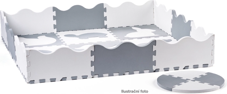 Puzzle de espuma con corralito 34 piezas