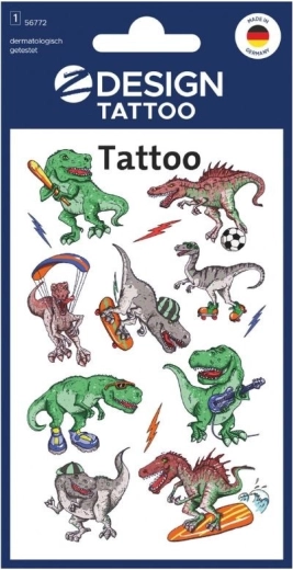 Tatuajes infantiles de dinosaurios