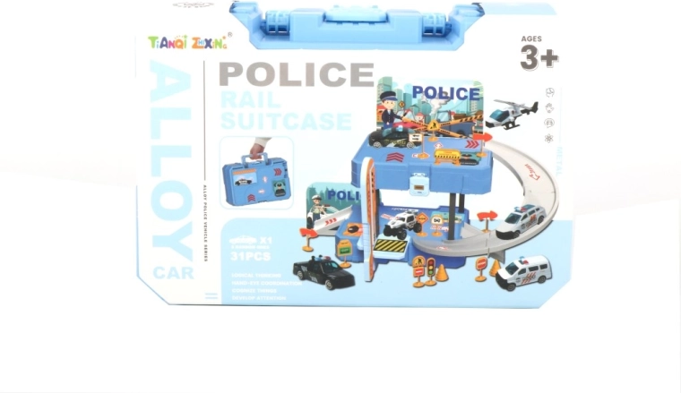 Set de juego de policía en maletín