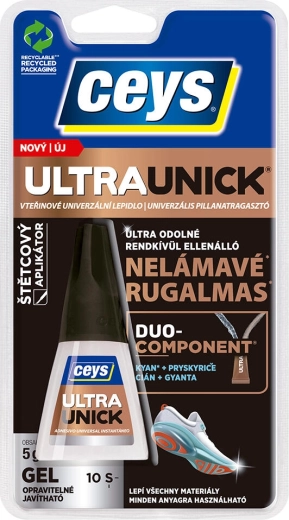 Pegamento instantáneo ULTRAUNICK gel con pincel 5 g