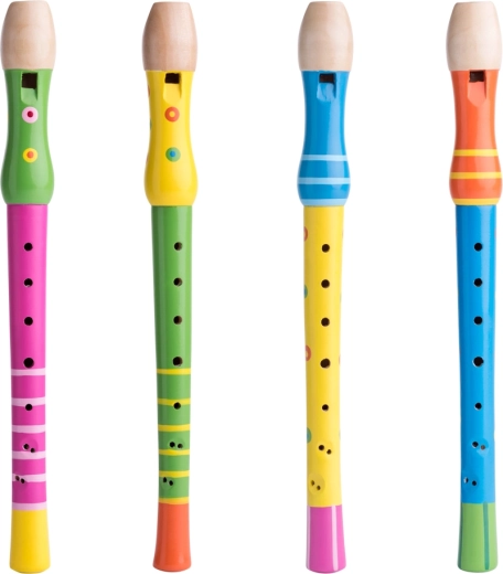 Flauta de madera para niños