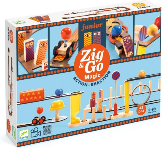 Pista de madera DJECO Zig & Go Junior Magic