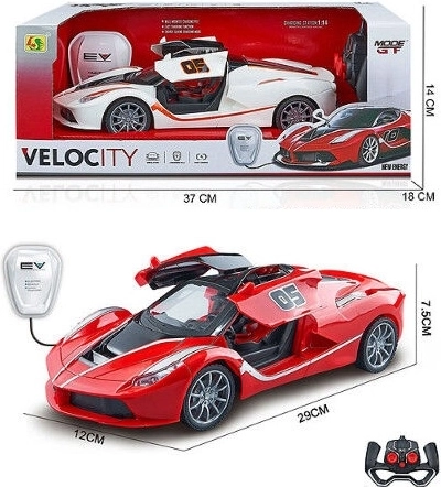 Coche teledirigido con estación de carga