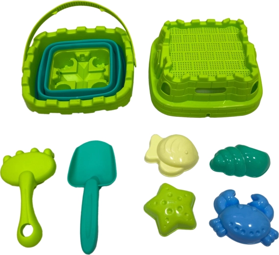 Set de arena con cubo plegable