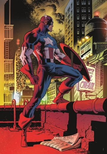 Puzzle Clementoni Marvel: Capitán América 1000 piezas