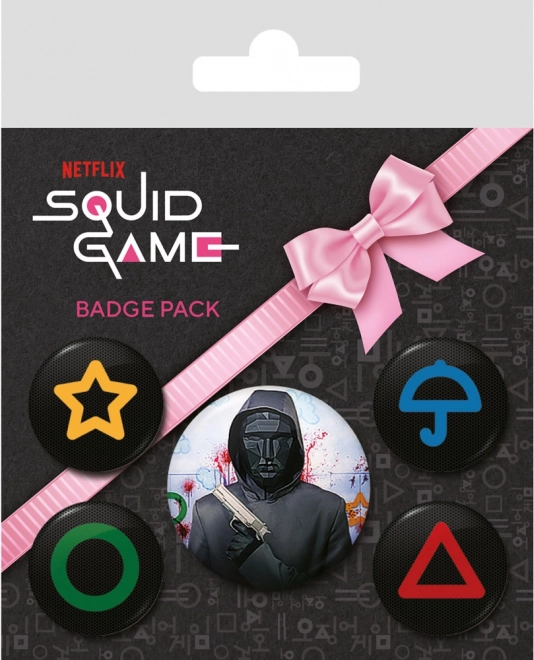 Set de chapas SQUID GAME (5 uds.)