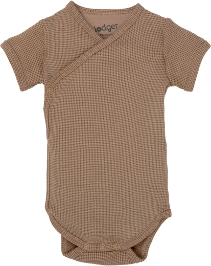 Body infantil Lodger Ciumbelle beige de manga corta, talla 74