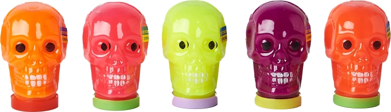 Envase original con forma de calavera