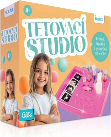 Albi Science Estudio de tatuajes: kit creativo para tatuajes brillantes y luminosos
