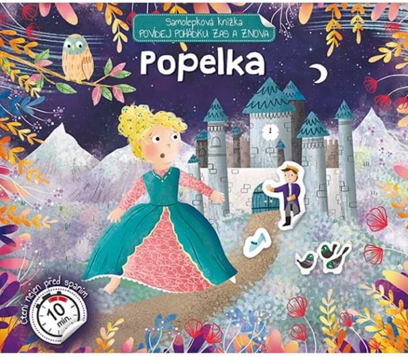 Cuenta el cuento de Cenicienta – libro interactivo de pegatinas