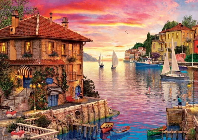 Puzzle Art Puzzle puerto mediterráneo 1500 piezas