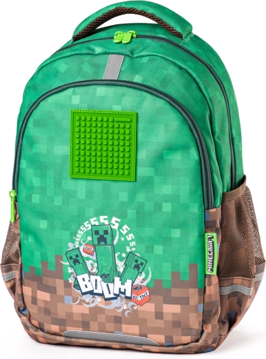 Mochila escolar Pixie Crew Minecraft de dos compartimentos