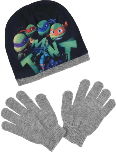 Gorro y guantes de las Tortugas Ninja