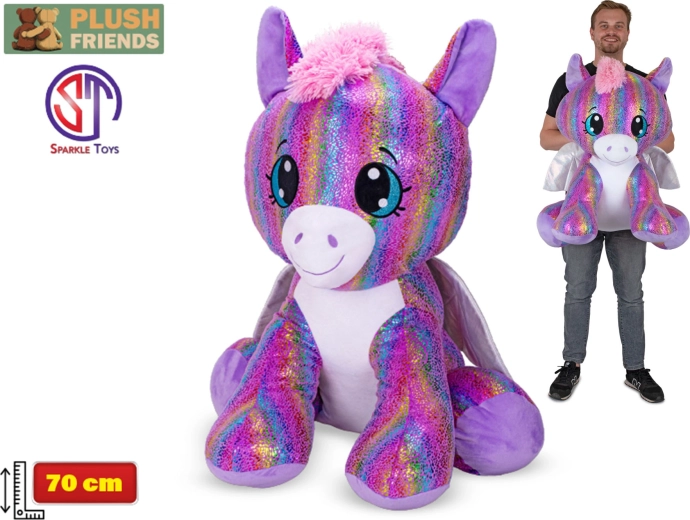 Pegaso de peluche Star Sparkle 70 cm