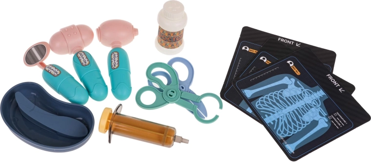 Amplios accesorios para jugar a los médicos